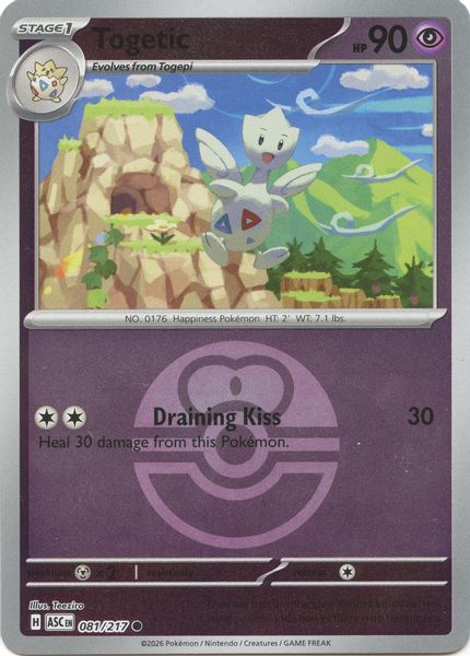 Togetic (Love Ball) - Mega Evolução – Heróis Excelsos