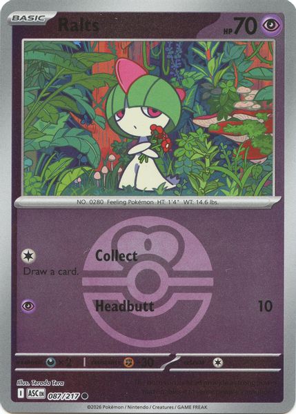 Ralts (Love Ball) - Mega Evolução – Heróis Excelsos