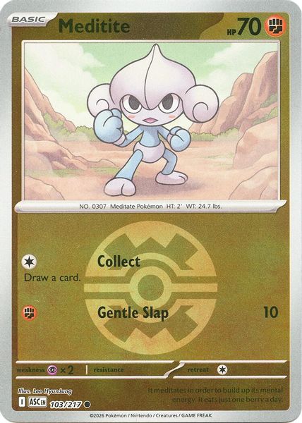 Meditite (Quick Ball) - Mega Evolução – Heróis Excelsos