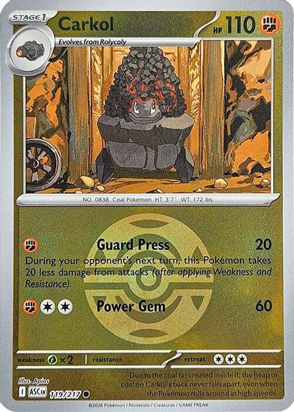 Carkol (Dusk Ball) - Mega Evolução – Heróis Excelsos