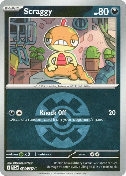 Scraggy (Quick Ball) - Mega Evolução – Heróis Excelsos