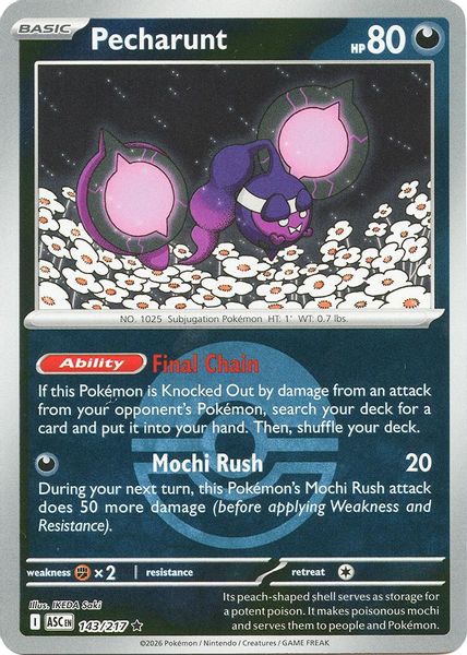 Pecharunt (Poke Ball) - Mega Evolução – Heróis Excelsos