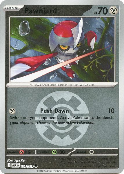 Pawniard (Quick Ball) - Mega Evolução – Heróis Excelsos