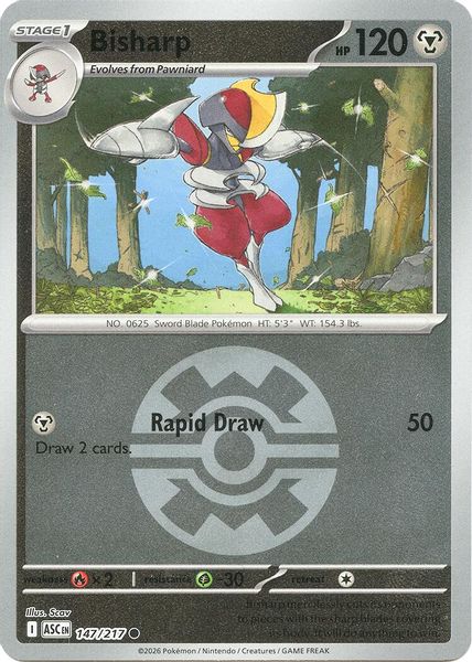 Bisharp (Quick Ball) - Mega Evolução – Heróis Excelsos