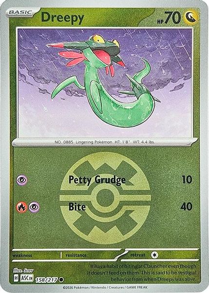 Dreepy - 158/217 (Quick Ball) - Mega Evolução – Heróis Excelsos