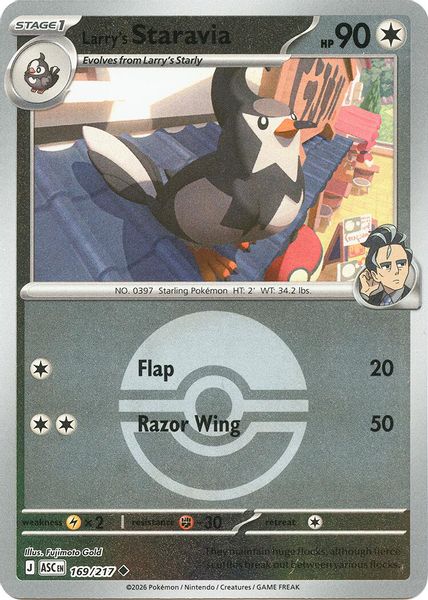 Larry's Staravia (Poke Ball) - Mega Evolução – Heróis Excelsos