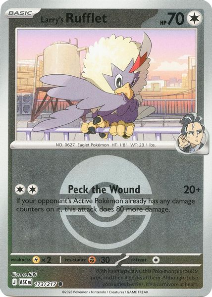 Larry's Rufflet (Poke Ball) - Mega Evolução – Heróis Excelsos