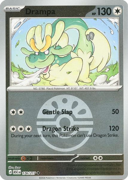 Drampa (Friend Ball) - Mega Evolução – Heróis Excelsos