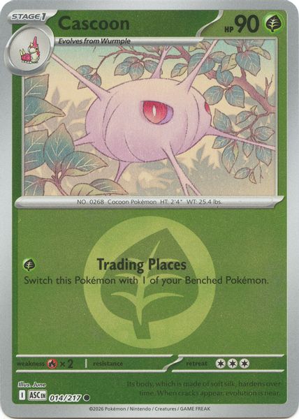 Cascoon (Energy Symbol Pattern) - Mega Evolução – Heróis Excelsos