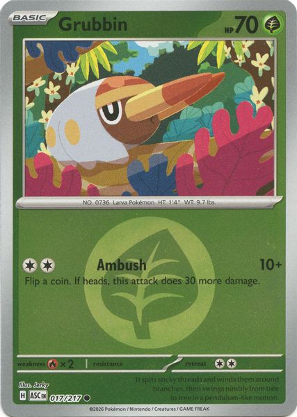 Grubbin (Energy Symbol Pattern) - Mega Evolução – Heróis Excelsos