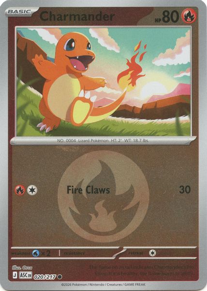 Charmander (Energy Symbol Pattern) - Mega Evolução – Heróis Excelsos
