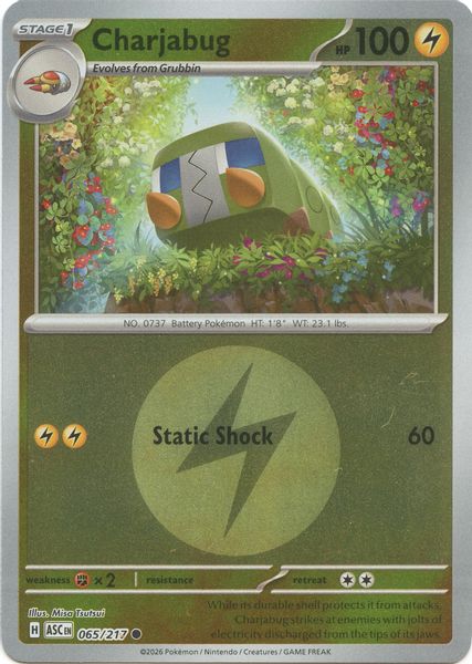Charjabug (Energy Symbol Pattern) - Mega Evolução – Heróis Excelsos