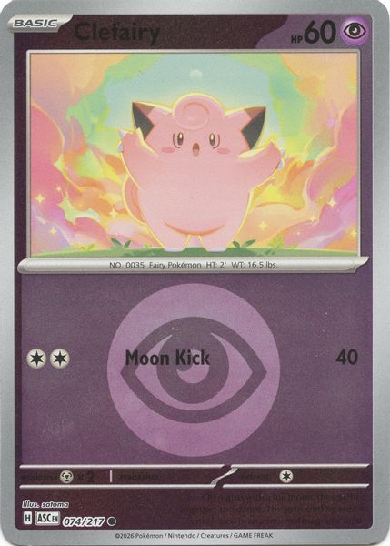 Clefairy (Energy Symbol Pattern) - Mega Evolução – Heróis Excelsos