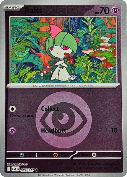 Ralts (Energy Symbol Pattern) - Mega Evolução – Heróis Excelsos