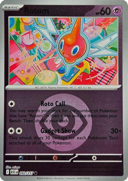 Rotom (Energy Symbol Pattern) - Mega Evolução – Heróis Excelsos