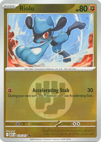 Riolu (Energy Symbol Pattern) - Mega Evolução – Heróis Excelsos