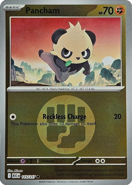 Pancham (Energy Symbol Pattern) - Mega Evolução – Heróis Excelsos