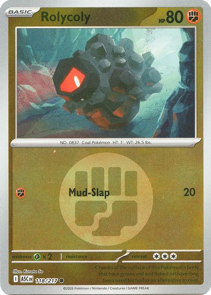 Rolycoly (Energy Symbol Pattern) - Mega Evolução – Heróis Excelsos