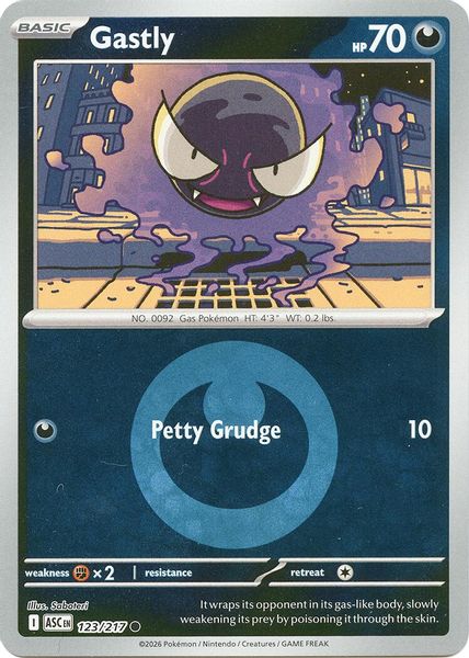 Gastly (Energy Symbol Pattern) - Mega Evolução – Heróis Excelsos