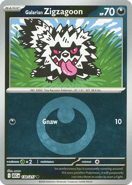 Galarian Zigzagoon (Energy Symbol Pattern) - Mega Evolução – Heróis Excelsos