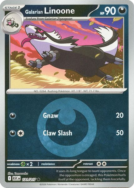 Galarian Linoone (Energy Symbol Pattern) - Mega Evolução – Heróis Excelsos