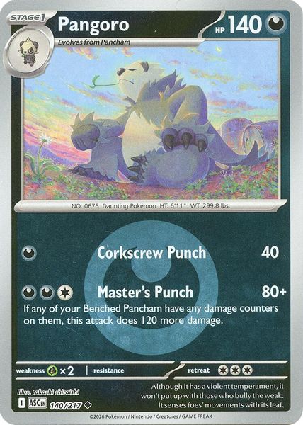 Pangoro (Energy Symbol Pattern) - Mega Evolução – Heróis Excelsos