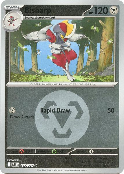 Bisharp (Energy Symbol Pattern) - Mega Evolução – Heróis Excelsos