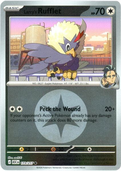 Larry's Rufflet (Energy Symbol Pattern) - Mega Evolução – Heróis Excelsos