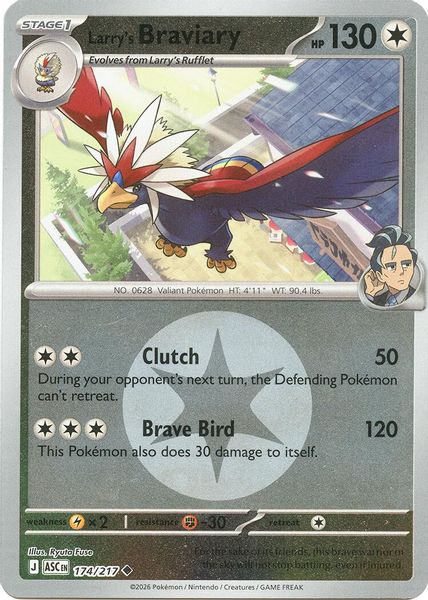 Larry's Braviary (Energy Symbol Pattern) - Mega Evolução – Heróis Excelsos
