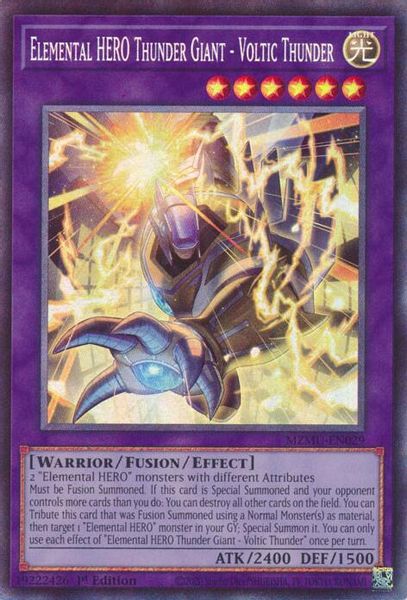 Elemental HERO Thunder Giant - Voltic Thunder (Collector's Rare)