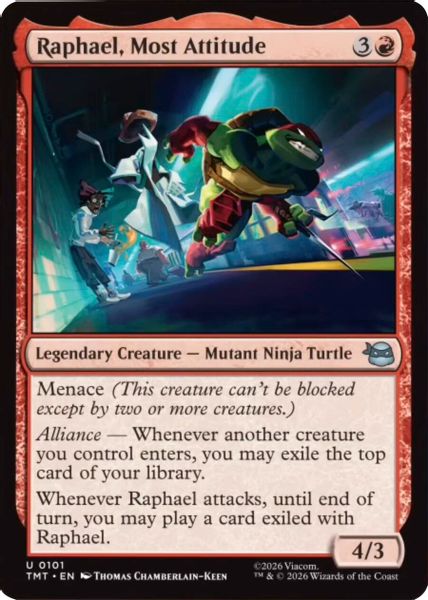 Raphael, Most Attitude - Teenage Mutant Ninja Turtles