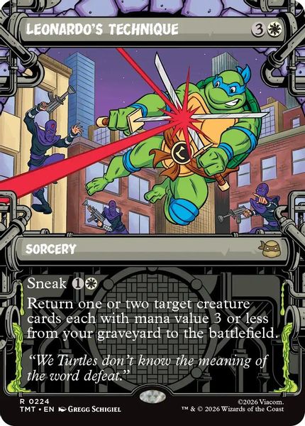 Leonardo's Technique (Showcase) - Teenage Mutant Ninja Turtles