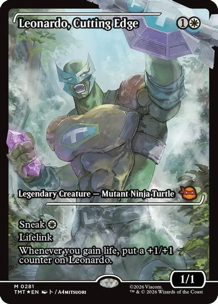 Leonardo, Cutting Edge (Showcase) - Teenage Mutant Ninja Turtles