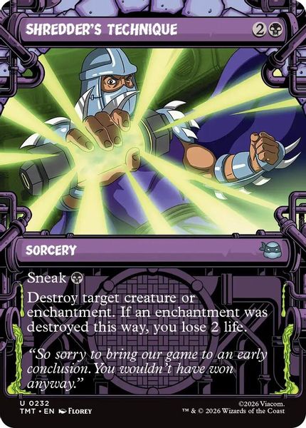 Shredder's Technique (Showcase) - Teenage Mutant Ninja Turtles