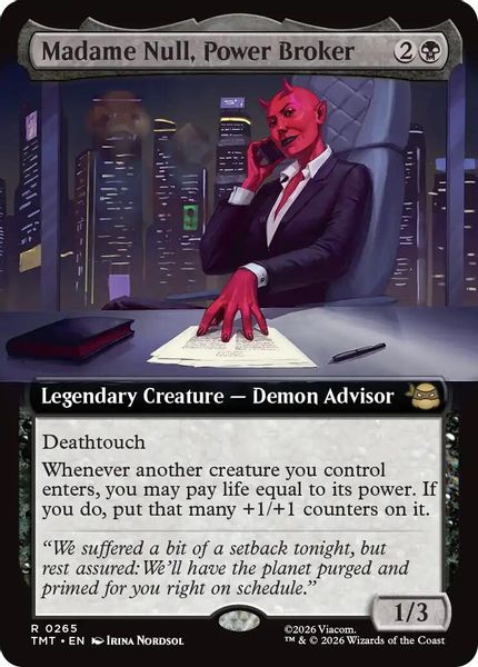 Madame Null, Power Broker (Extended Art) - Teenage Mutant Ninja Turtles