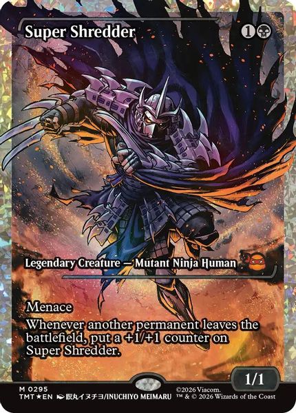 Super Shredder (Showcase) (Fracture Foil) - Teenage Mutant Ninja Turtles