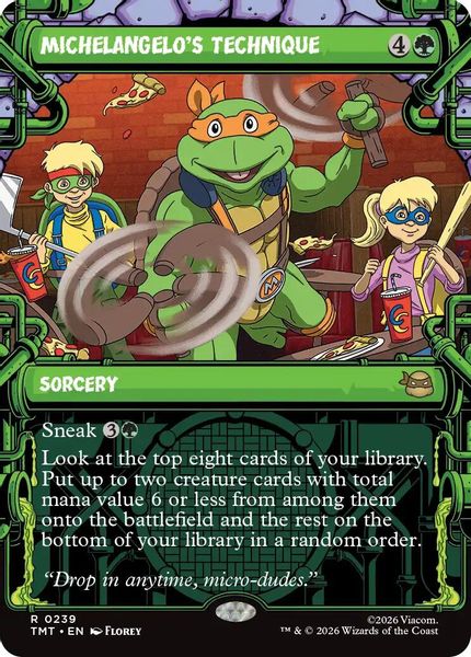 Michelangelo's Technique (Showcase) - Teenage Mutant Ninja Turtles