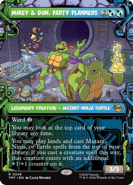Mikey & Don, Party Planners (Showcase) - Teenage Mutant Ninja Turtles
