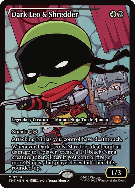 Dark Leo & Shredder (Showcase) - Teenage Mutant Ninja Turtles