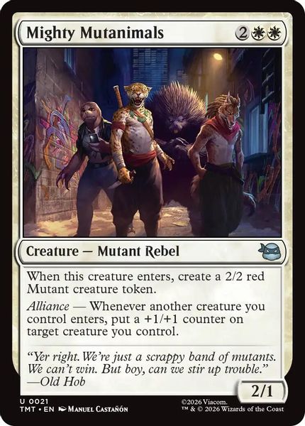 Mighty Mutanimals - Teenage Mutant Ninja Turtles