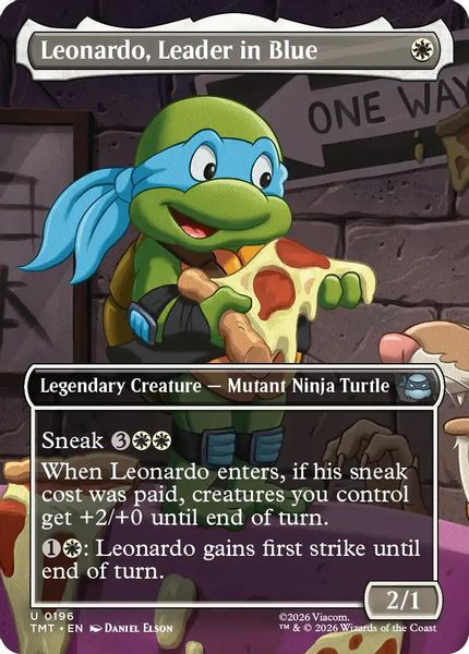 Leonardo, Leader in Blue (Borderless) - Teenage Mutant Ninja Turtles