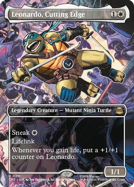 Leonardo, Cutting Edge (Borderless) - Teenage Mutant Ninja Turtles