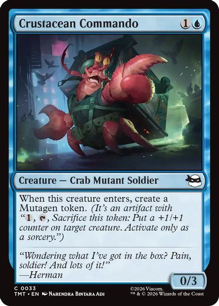 Crustacean Commando - Teenage Mutant Ninja Turtles