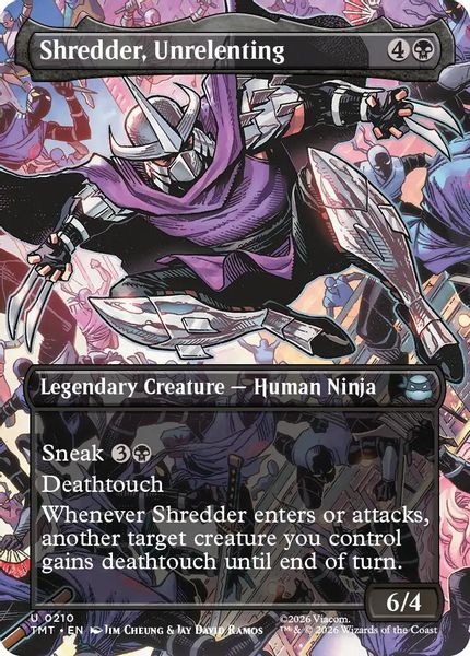 Shredder, Unrelenting (Borderless) - Teenage Mutant Ninja Turtles