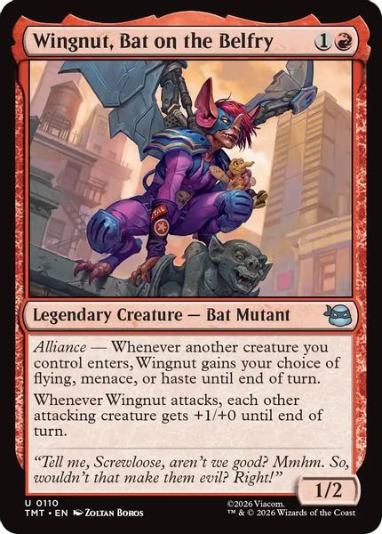 Wingnut, Bat on the Belfry - Teenage Mutant Ninja Turtles