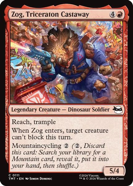 Zog, Triceraton Castaway - Teenage Mutant Ninja Turtles