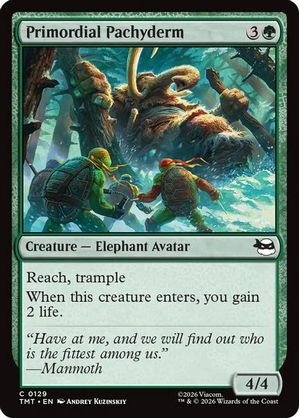 Primordial Pachyderm - Teenage Mutant Ninja Turtles