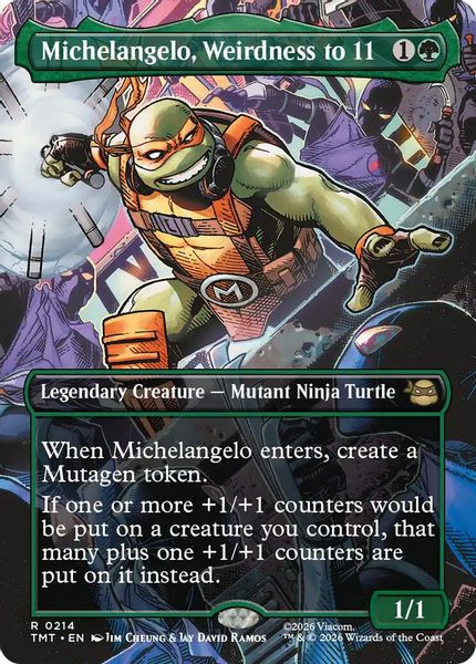 Michelangelo, Weirdness to 11 (Borderless) - Teenage Mutant Ninja Turtles