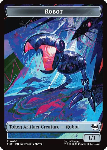 Robot // Mutagen Double-Sided Token - Teenage Mutant Ninja Turtles