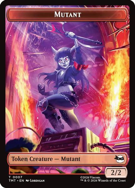 Mutant // Ninja Turtle Spirit Double-Sided Token - Teenage Mutant Ninja Turtles
